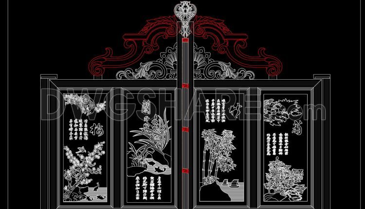 261.-free-download-cad-drawing-of-classic-villa-gate-with-intricate-carved-patterns