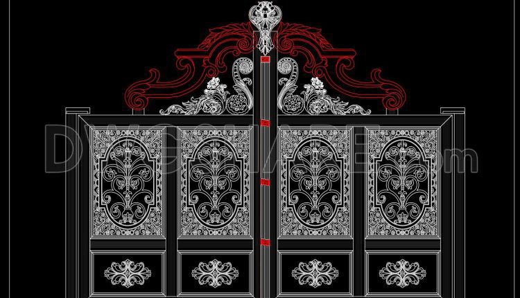 263.-free-download-cad-drawing-of-classic-villa-gate-with-intricate-carved-patterns