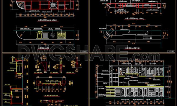 264. Free CAD Drawing Modern Dining Table Design