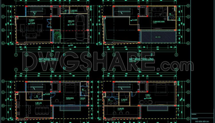 310.-free-13.9x7.2m-townhouse-cad-drawings-full-floor-plans-layouts-1