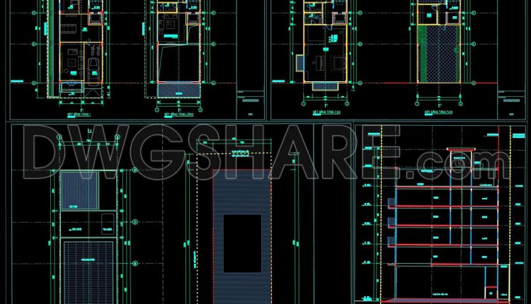 312.-free-7.1x17.6m-townhouse-cad-drawings-full-floor-plans-layouts