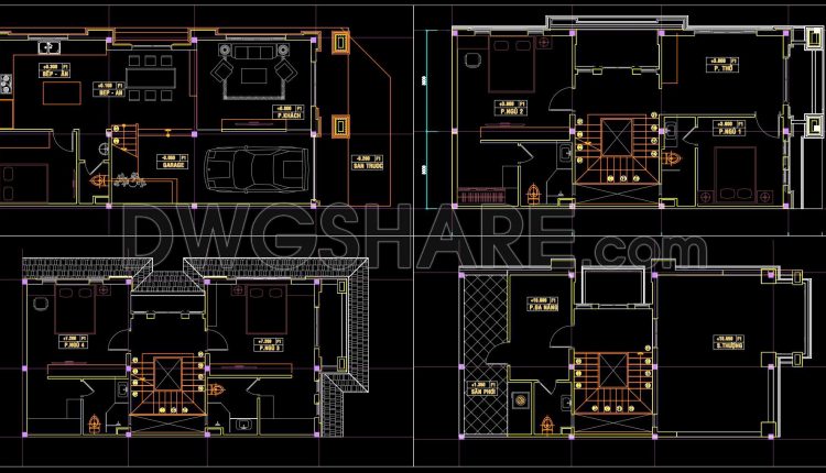 314.-modern-4-story-townhouse-functional-floor-plan-cad-drawing