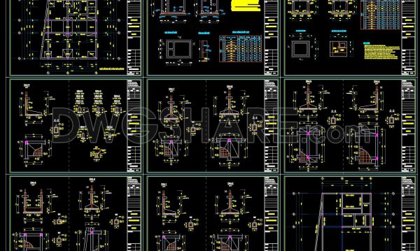 3 months ago
                

                
             274414. Free Download of Structural CAD Drawings for 10m x 13m Reinforced Concrete Townhouse
