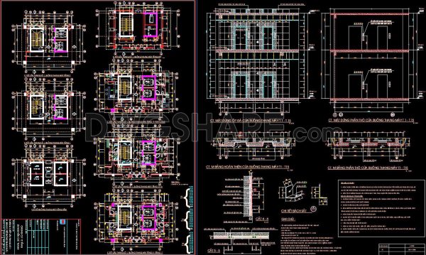 4 months ago
                

                
             516432. Free High-Rise Staircase & Elevator CAD Drawings – Full Structural Details & Sections