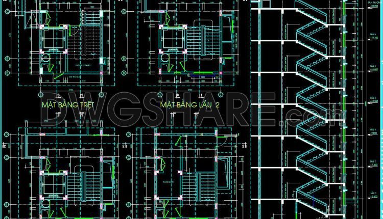 437.-free-multi-storey-staircase-elevator-cad-drawings-plans-sections-detailed-design-1
