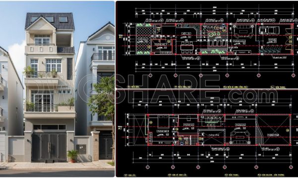 3 months ago
                

                
             350439. Download Cad Design Drawings For A 4-story House With Dimensions 5m x 25m