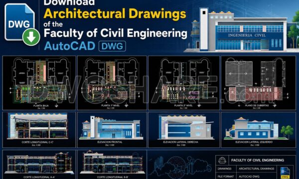 3 months ago
                

                
             51645. Download Architectural Drawings of the Faculty of Civil Engineering AutoCAD DWG
