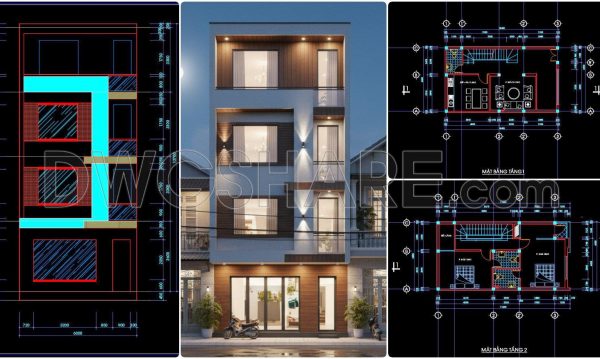 3 months ago
                

                
             331493. Download CAD Design Drawings for a 4-Story House with Dimensions 6m x 10,4m