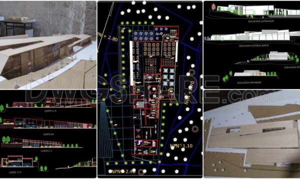 3 months ago 38652. Free Download Cultural Center Design Project CAD Drawings