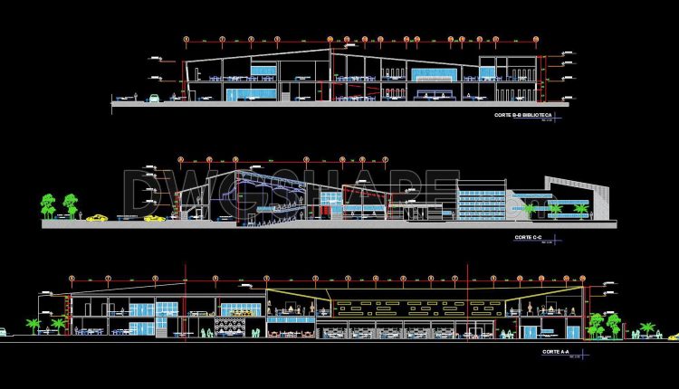 53. Download CAD Drawings of the Craftsmen and Cultural Production Center (2)