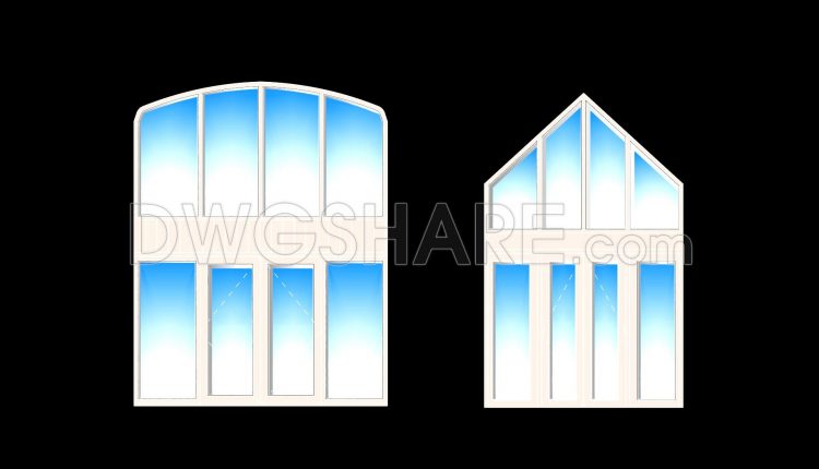 876.-architectural-glazing-door-window-cad-drawing