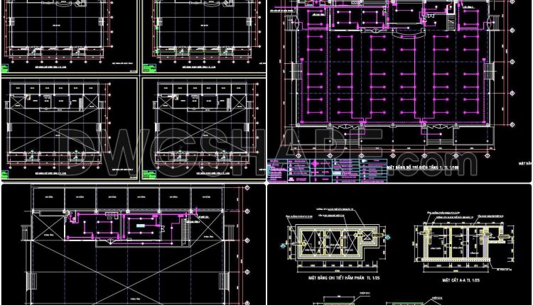 02. Download 1100m2 Showroom Design Cad Drawing (5)