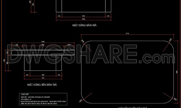 2 months ago
                

                
             92110. Modern Coffee Table CAD Details – Plan, Elevation and Construction Drawings