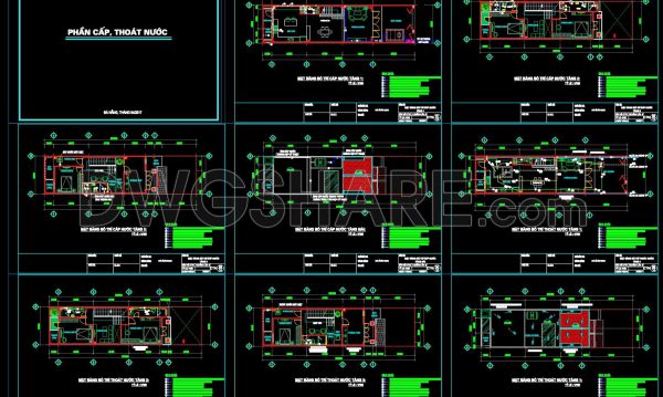 2 months ago
                

                
             287167. House Plumbing Design CAD Drawings with Water Supply, Drainage and Septic Tank Details