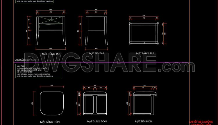 168.-dressing-table-nightstand-and-stool-cad-drawing-for-bedroom