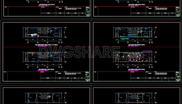 170. MEP Electrical CAD Drawings – Lighting, Power, HVAC, LAN & Telecommunication Systems (1)