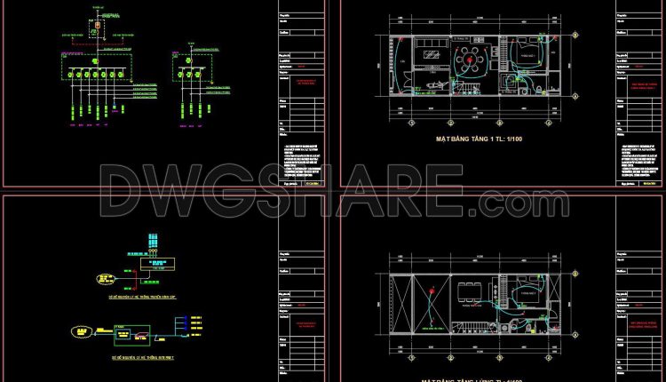 171. Plumbing CAD Drawings DWG – Water Supply & Drainage System (4)