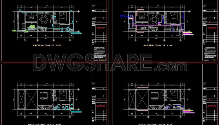 171. Plumbing CAD Drawings DWG – Water Supply & Drainage System (2)
