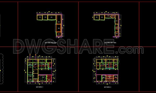 2 months ago
                

                
             216241. Free DWG Files of Modern Kitchen Cabinet Technical Details