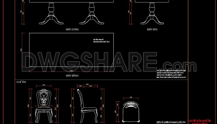 280.-ornate-dining-table-elevation-and-chair-detail-autocad