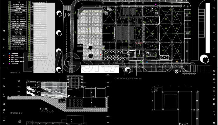 30. Download CAD Drawings of a 800-Seat Auditorium Architectural Design (1)