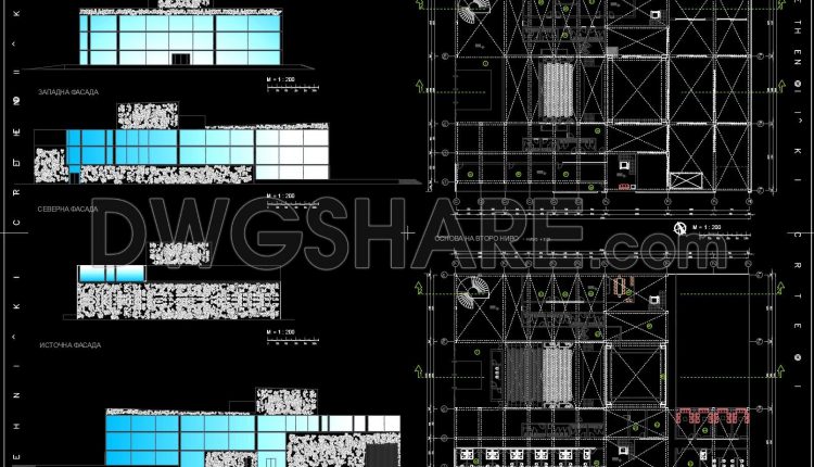 30. Download CAD Drawings of a 800-Seat Auditorium Architectural Design (2)