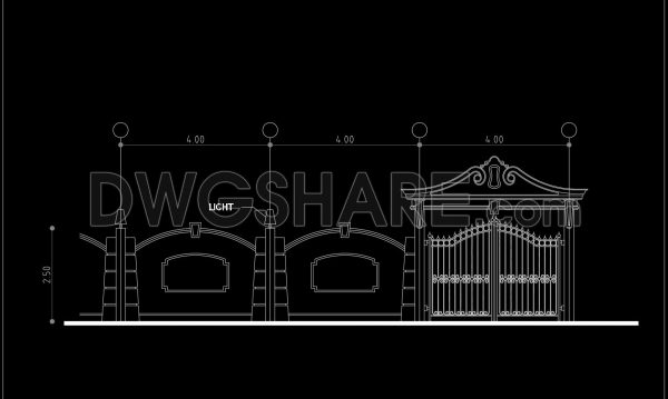 3 months ago
                

                
             145307. Download Boundary Wall and Entrance Gate CAD Drawing DWG