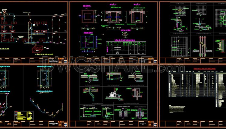 319. Complete Residential Water Supply and Drainage Construction Drawings DWG (1)