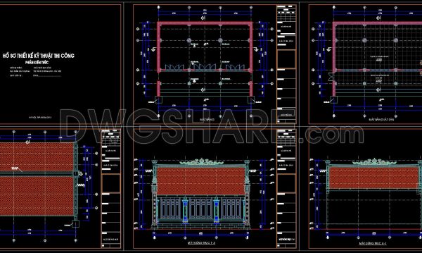 2 months ago
                

                
             16239. Free Download Detailed CAD Drawings of a Traditional Vietnamese Family House