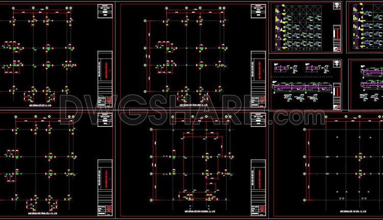 416. Download of Structural CAD Drawings for 11.8m x 14.5m Reinforced Concrete Townhouse (3)