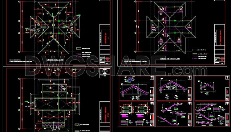 416. Download of Structural CAD Drawings for 11.8m x 14.5m Reinforced Concrete Townhouse (5)