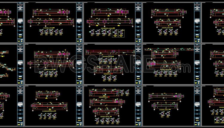 422. Download of Structural CAD Drawings for 8m x 11.3m Reinforced Concrete Townhouse (1)