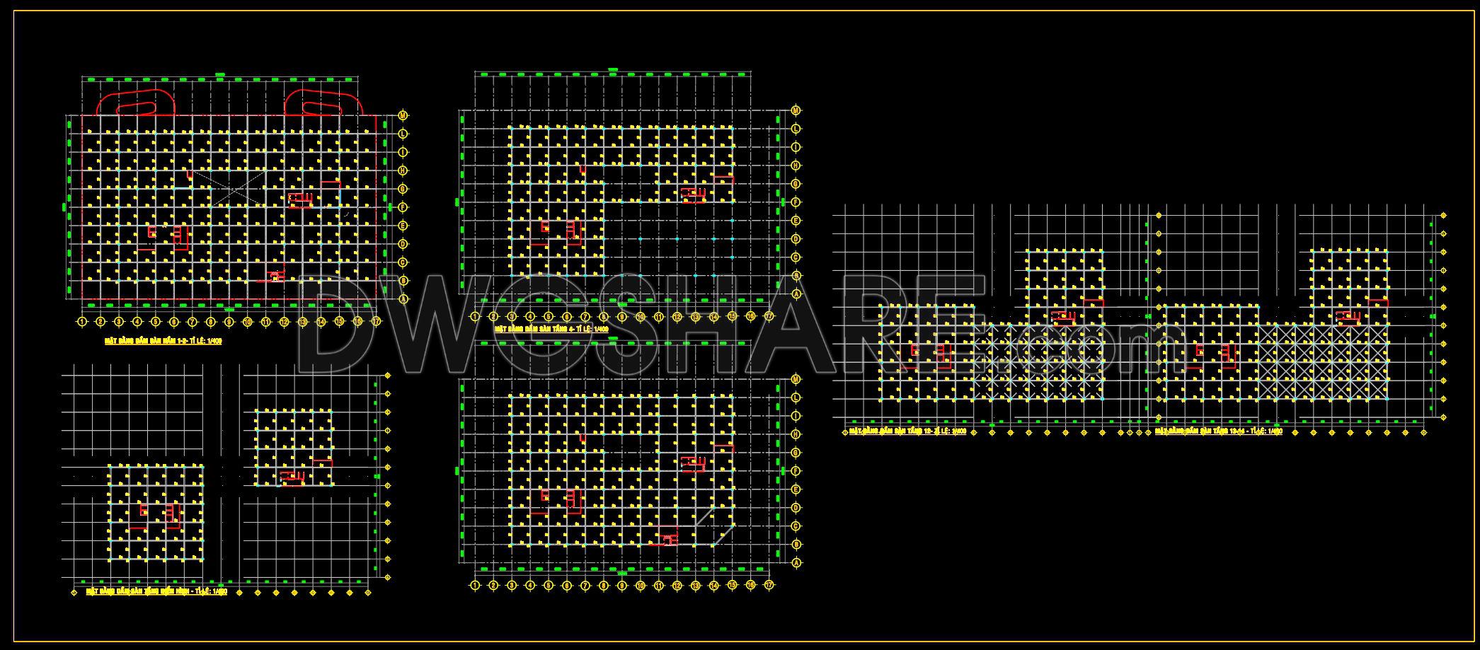 43. Free Download CAD Drawings of Office Building Project Next to Shopping Mall (5)