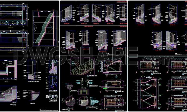 2 months ago
                

                
             354442. Free Staircase CAD Layouts – Detailed Plans, Sections & Construction Drawings DWG