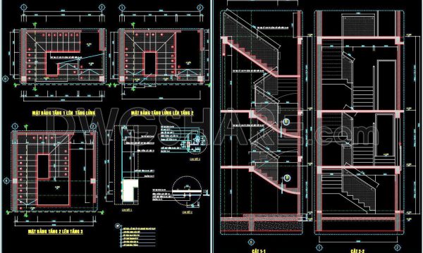 2 months ago
                

                
             245453. Free CAD Files Detailed Staircase Plans for Townhouses