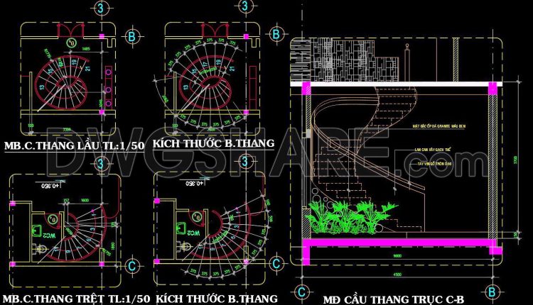 477.-spiral-staircase-cad-details-floor-plans-dimensions-and-section-drawings
