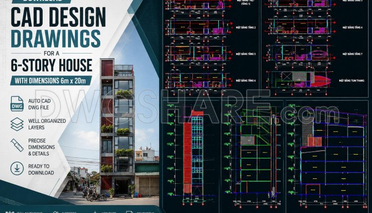 497.-download-cad-design-drawings-for-a-6-story-house-with-dimensions-6m-x-20m-1
