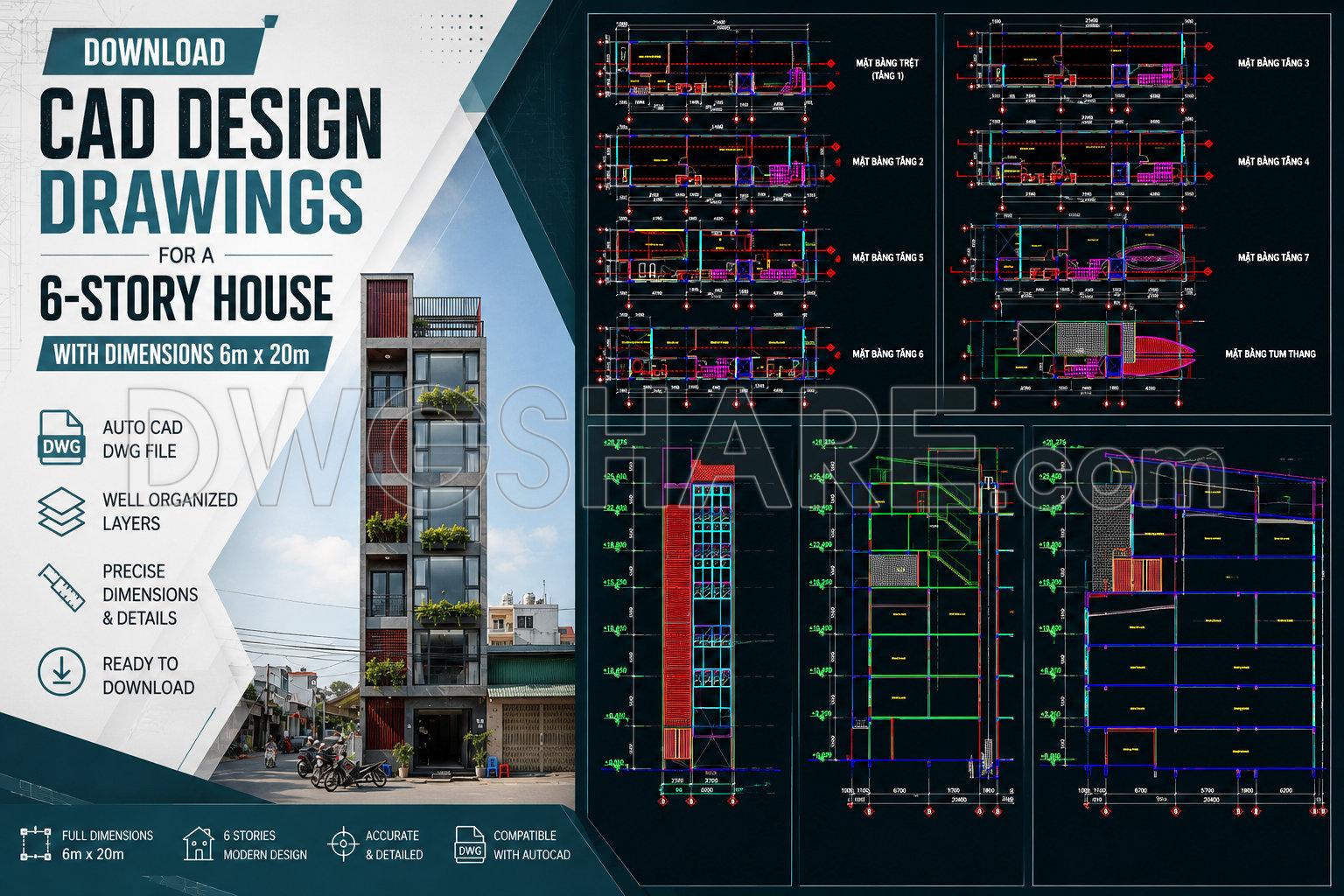 497.-download-cad-design-drawings-for-a-6-story-house-with-dimensions-6m-x-20m-1