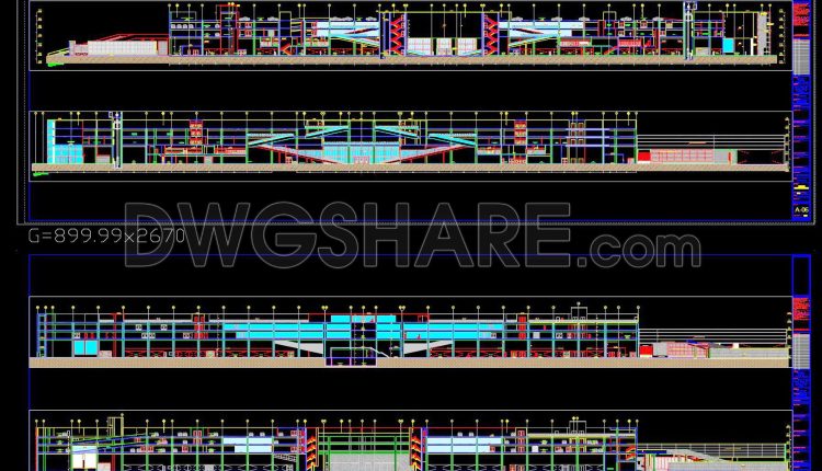 51. Free Download Architectural Drawings of a Shopping Mall AutoCAD DWG (1)