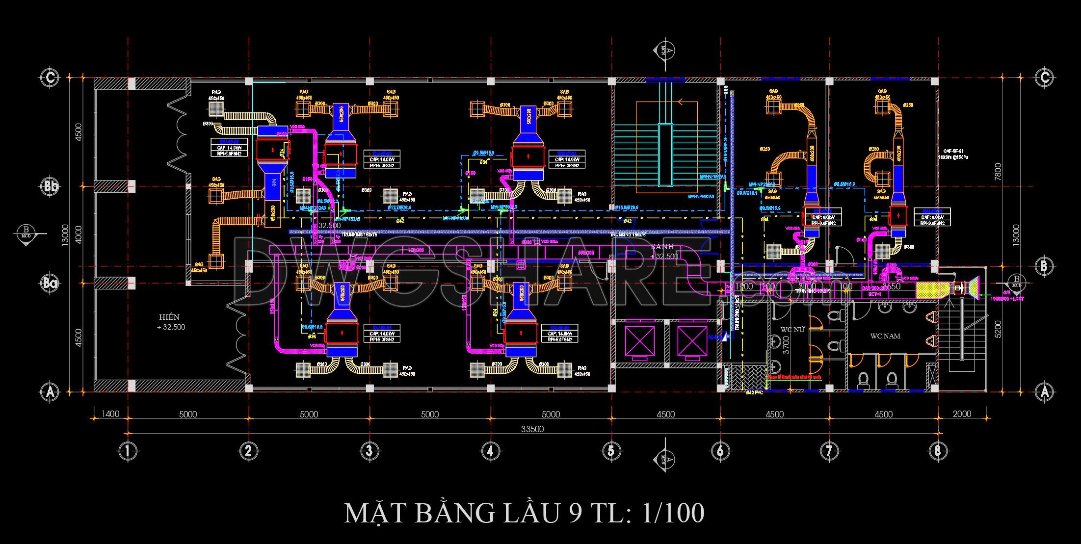 516. Complete Building Plumbing & MEP CAD Plans by Floor – High-Quality DWG Files (1)