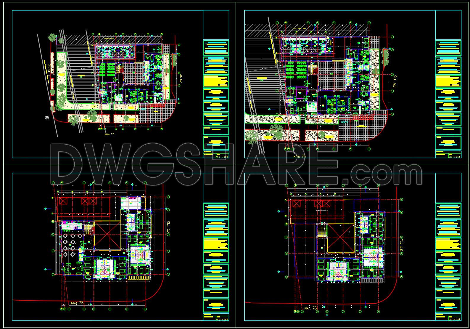 55. Download Architectural Drawings of Police Station AutoCAD DWG (1)