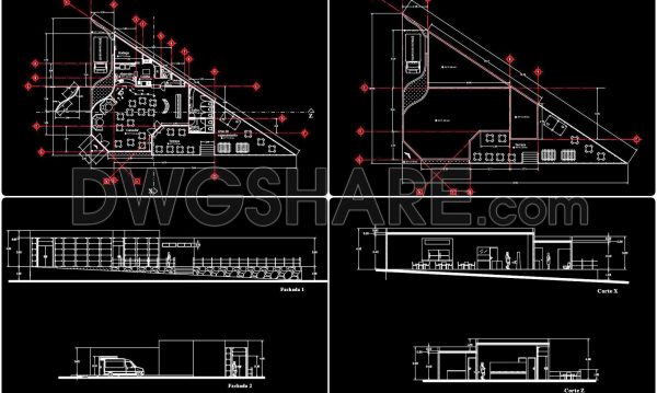 2 months ago
                

                
             27070. Free Download CAD Drawings of Restaurant – Café Floor Plans, Elevations, and Sections