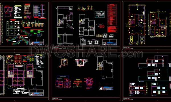 2 months ago
                

                
             312795. Free Download 3-Story House Architectural CAD Drawing – 11m x 27m