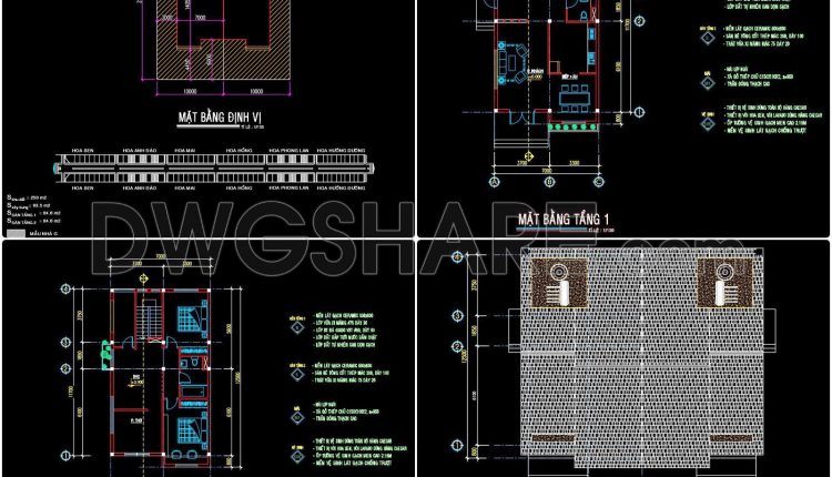 810. Download Modern House DWG Drawings – Plans, Elevations & Sections (2)