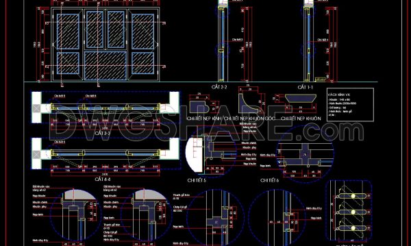 3 months ago
                

                
             241850. Architectural CAD Drawings of Wooden Glass Doors & Windows