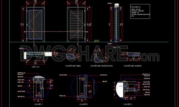 3 months ago
                

                
             154851. Architectural CAD Detail – Glass Partition with Timber Louvers System