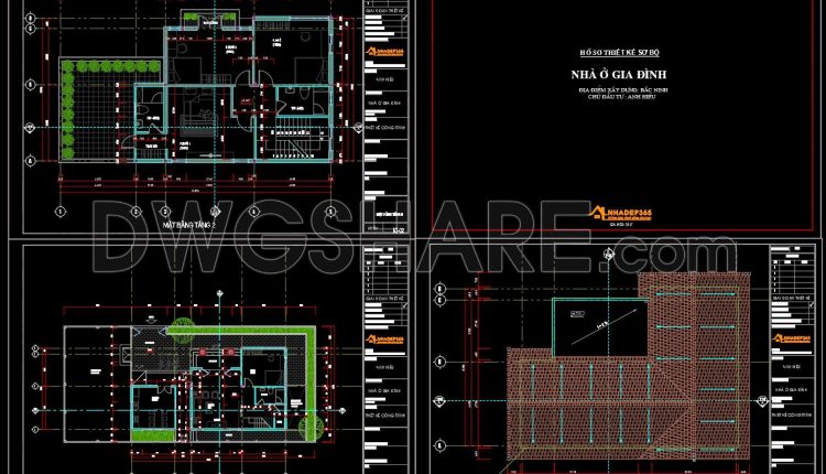 908. 2-story Family House Concept Design – Cad Drawings & 3d Renders (3)