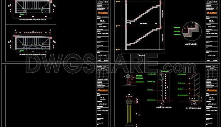 912. Download Complete Cad Drawings Of A 3-storey House (4,2m X 13m) – Full Architecture (5)