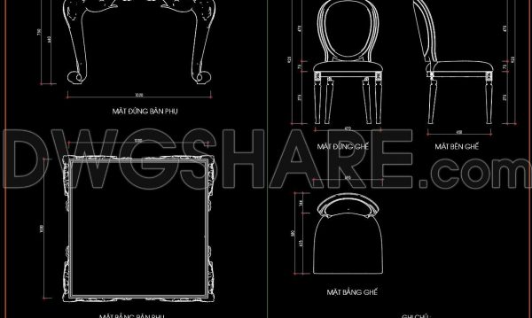 2 months ago
                

                
             124118. Classic Wooden Side Table and Chair CAD Block DWG