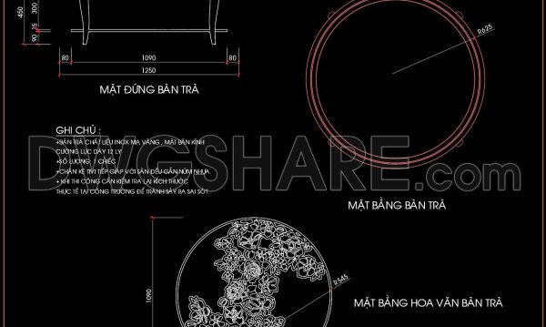 1 month ago
                

                
             89119. Round Glass Coffee Table CAD Drawing